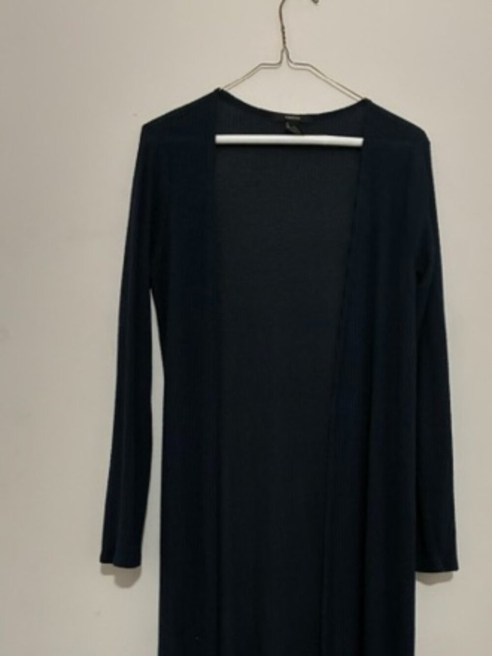 Navy long sweater